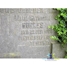Grafstenen kerkhof Herwen Coll. HKR M.C.Gorres(258)